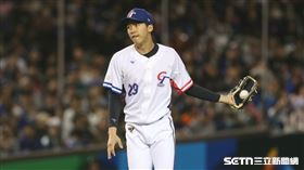 ▲WBC資格賽對尼加拉瓜，台灣隊先發投手徐翔聖投2局失2分退場。（圖／記者劉彥池攝影）