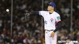 ▲WBC資格賽對尼加拉瓜，台灣隊投手林維恩。（圖／記者劉彥池攝影）
