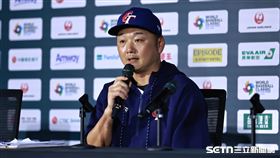 ▲WBC資格賽，台灣隊0：6不敵尼加拉瓜，總教練曾豪駒出席賽後記者會。（圖／記者劉彥池攝影）