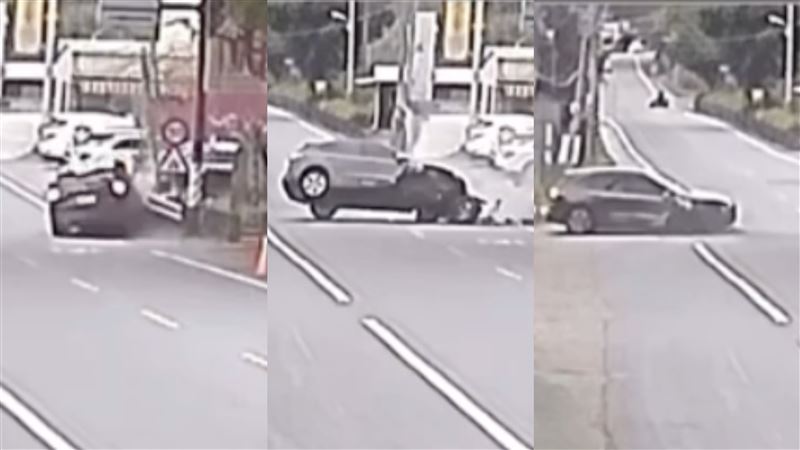 中市議員古秀英1家6口車禍！撞擊瞬間曝光
