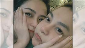 阿嬌曾在社群上傳和皇甫聖華的親密貼臉合照，引起討論。（翻攝自阿嬌IG）