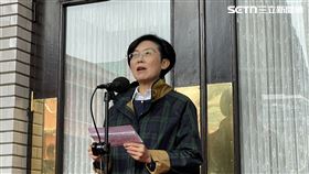 ▲林岱樺立法院議場大門聯訪區接受媒體訪問（圖／記者高逸帆攝影）