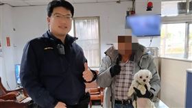 走失汪星人險凍壞　竟懂得「找警」求助（圖／翻攝畫面）