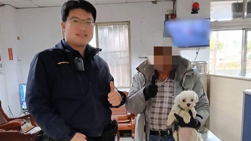 走失汪星人險凍壞　竟懂得「找警」求助