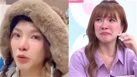 小優哭。（圖／翻攝自臉書、YT）