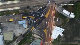 看嘸 大村新圓環上工 用路人頻頻逆向