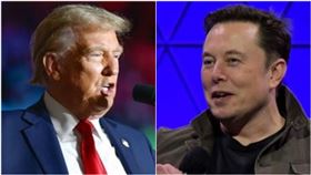 川普臉書、馬斯克IG
