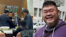 吳春城拍桌吳沛憶,四叉貓(組合圖)