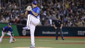 ▲WBC資格賽台西加賽，台灣隊先發投手莊陳仲敖。（圖／棒球協會提供）