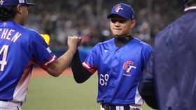 ▲WBC資格賽排名賽，徐若熙退場時有點不想下去，但尊重教練團調度。（圖／中華棒協提供）