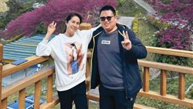 立委高金素梅（左）的侄子高晉揚（右）捲入苗栗溫泉飯店開發弊案。（翻攝高晉揚臉書）