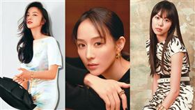 湯唯、張鈞甯與金敏喜。鏡週刊