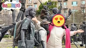 白冰冰素顏出現在廣場。（圖／長興影視提供）