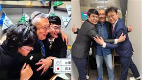 張立群透露，自己和球評陳師正、陳子軒，「三位近150歲的大叔，差點以為這次抱不到了」。（圖／翻攝自張立群 Threads）