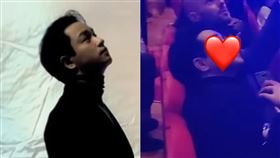 有網友在香港文化中心看完演出，結果猛然轉頭一看，身旁的男子側顏神似張國榮。（圖／翻攝自小紅書）