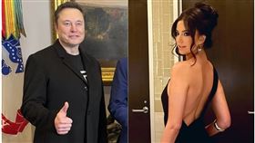 馬斯克,Elon Musk,美國,女網紅,艾希莉聖克萊爾,Ashley St. Clair,孩子,監護權（翻攝X@stclairashley、X@elonmusk）