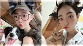 家有6貓2狗的辣模飄哥，不僅擁有E奶好身材，也有一顆愛動物的心，更身兼多職斜槓宮廟宮主與乩身。（圖／JKF提供）