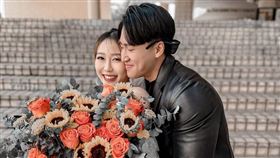 William（右）和FaFa（左）才結婚3個月。（圖／翻攝自IG）