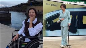 藝人劉品言年初發生意外，從樓梯摔下來導致腳受傷，但仍然敬業的持續進行節目錄影的工作。（圖／記者趙浩雲攝影）