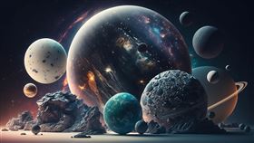 天文,行星,星座,星球,水星,金星,火星,木星,土星,天王星,冥王星（圖／pixabay）