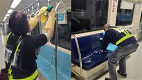 ▲北捷清潔員深夜上工。（圖／翻攝自台北捷運 Metro Taipei臉書）

