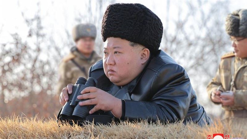 南韓軍方表示，北韓今日朝東海（日本海）發射約12枚短程彈道飛彈。（圖／翻攝自北韓中央通信社）