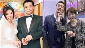 林佑星和王瞳曾有一段4年戀情，在婚禮上相遇仍大方合影。（圖／翻攝自臉書）