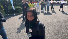 受害者家屬嗆馬英九、蔣萬安。(圖/記者陳怡潔攝影)