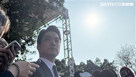 蔣萬安出席二二八事件78周年紀念會。(圖/記者陳怡潔攝影)
