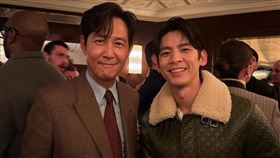 林柏宏與《魷魚遊戲》影帝李政宰合體。（圖／翻攝自from_jjlee IG）