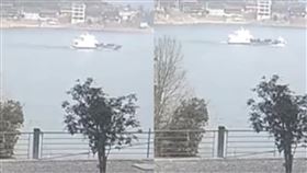 湖南省客船與油污清理船相撞。圖／微博