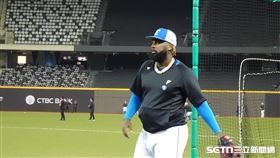 ▲日本火腿洋砲雷耶斯（Franmil Reyes）。（圖／記者張沛嘉攝影）