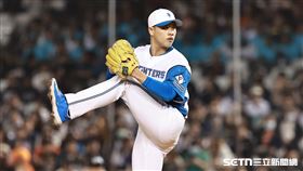 ▲火腿交流賽，火腿鬥士先發投手孫易磊。（圖／記者劉彥池攝影）