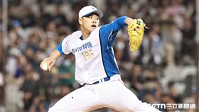 ▲火腿交流賽，火腿鬥士先發投手孫易磊。（圖／記者劉彥池攝影）