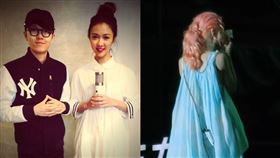 方大同、薛凱琪。（圖／翻攝自方大同微博、小紅書）