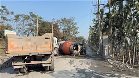 車禍,砂石車,水泥預拌車,鹽埔鄉