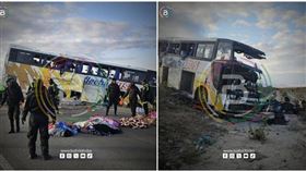 玻利維亞巴士相撞，至少37死（圖／翻攝自X＠Bolivia Tv Oficial ，下同）