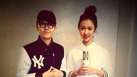 方大同、薛凱琪。（圖／翻攝自方大同微博）