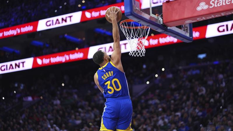 柯瑞6年來首次完成灌籃　上次還是KD助攻