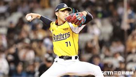 ▲火腿交流賽，中信兄弟第5任投手盧孟揚。（圖／記者劉彥池攝影）