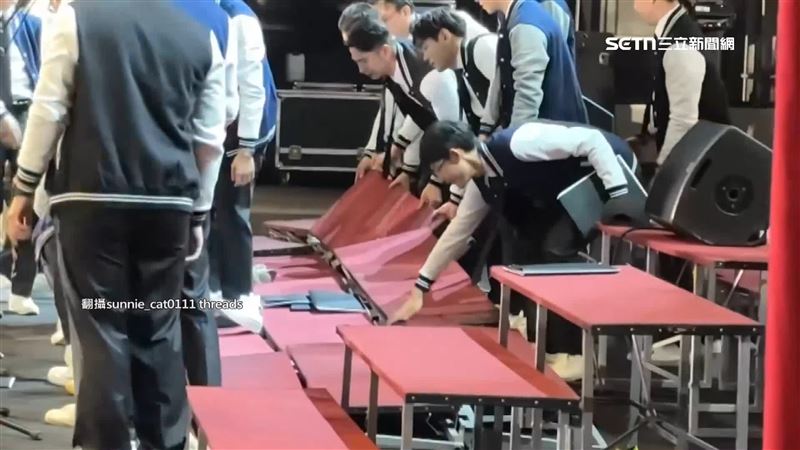 表演台灣尚勇太嗨　合唱團唱到一半舞台垮