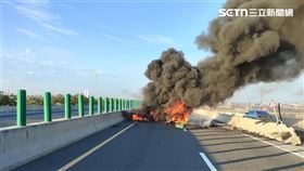 雲林,口湖鄉,駕駛,火燒車,乘客,焦屍,副駕駛座,台61線