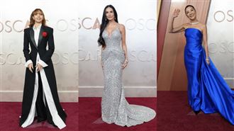 奧斯卡／Lisa造型翻車？楊紫瓊全身藍吸睛