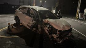 肇逃,車禍,電線桿,撞斷,彰化（圖／翻攝畫面）