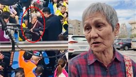 退休師「葉霸」葉春蓮當面嗆傅崐萁喊通匪、打倒傅崐萁（圖／翻攝畫面）