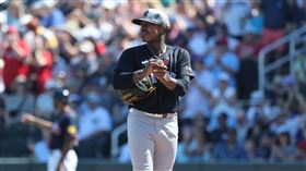 ▲史卓曼（Marcus Stroman）慘挨「背靠背」全壘打。（圖／路透社／達志影像）