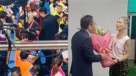 「葉霸」葉春蓮嗆傅崐萁遭架走後露面：我是誤闖叢林的小白兔。（圖／翻攝畫面、翻攝自陳財能臉書）