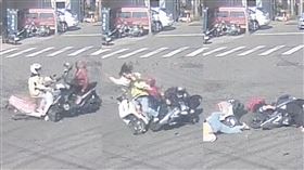 台中雙載夫妻疑闖黃燈！撞上28歲女釀3傷