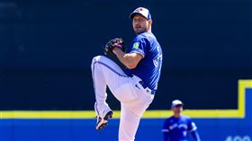 ▲薛澤（Max Scherzer）被「火箭人」兒子擊出全壘打。（圖／翻攝自藍鳥推特）