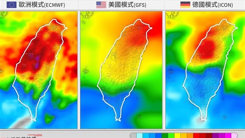 未來3天「一片橘紅」　春雨強襲地區曝